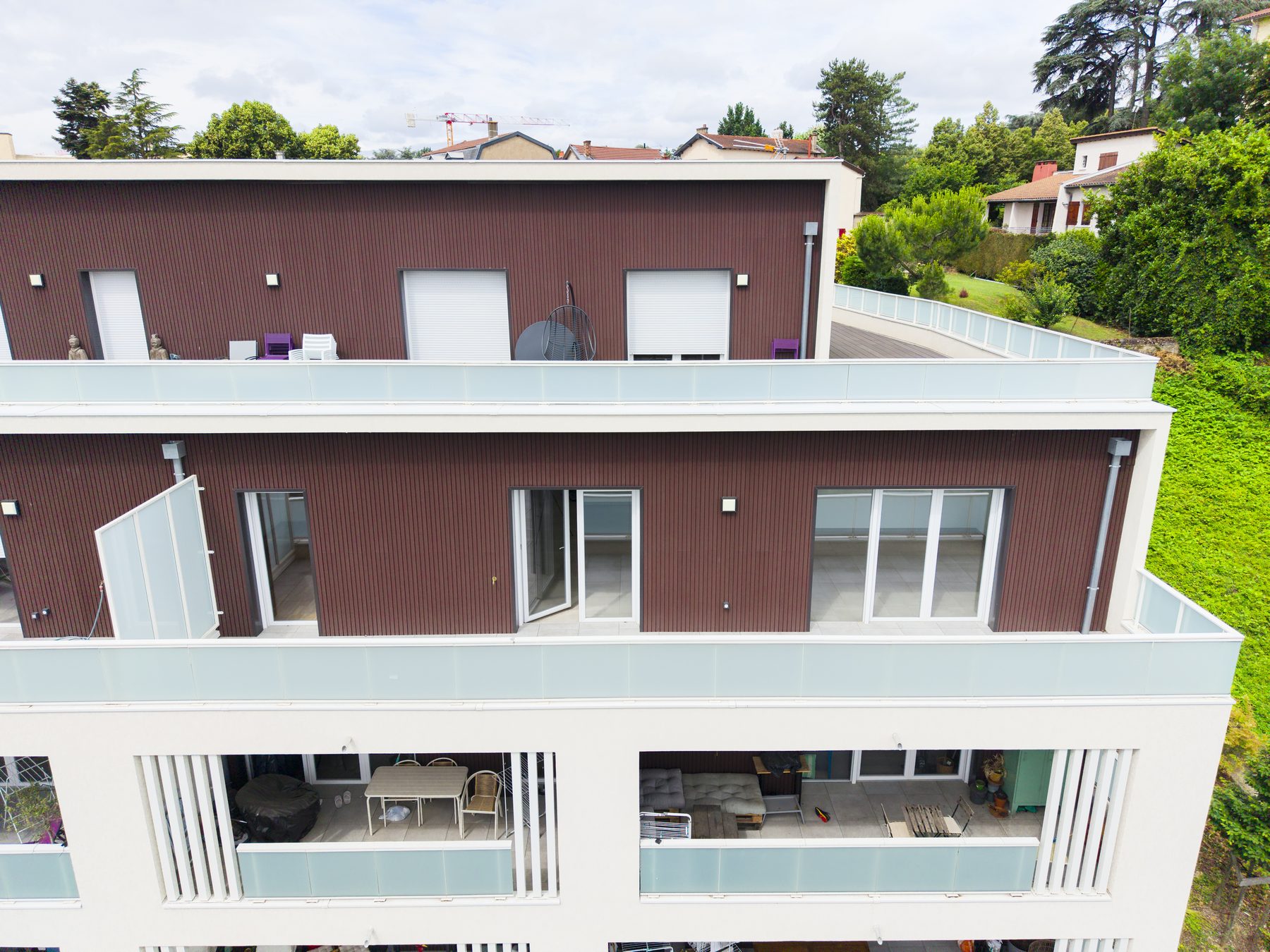 Vue aérienne, drone — Diagonale — Champagne, non meublé, Tom Devreeze, photographe immobilier Lyon