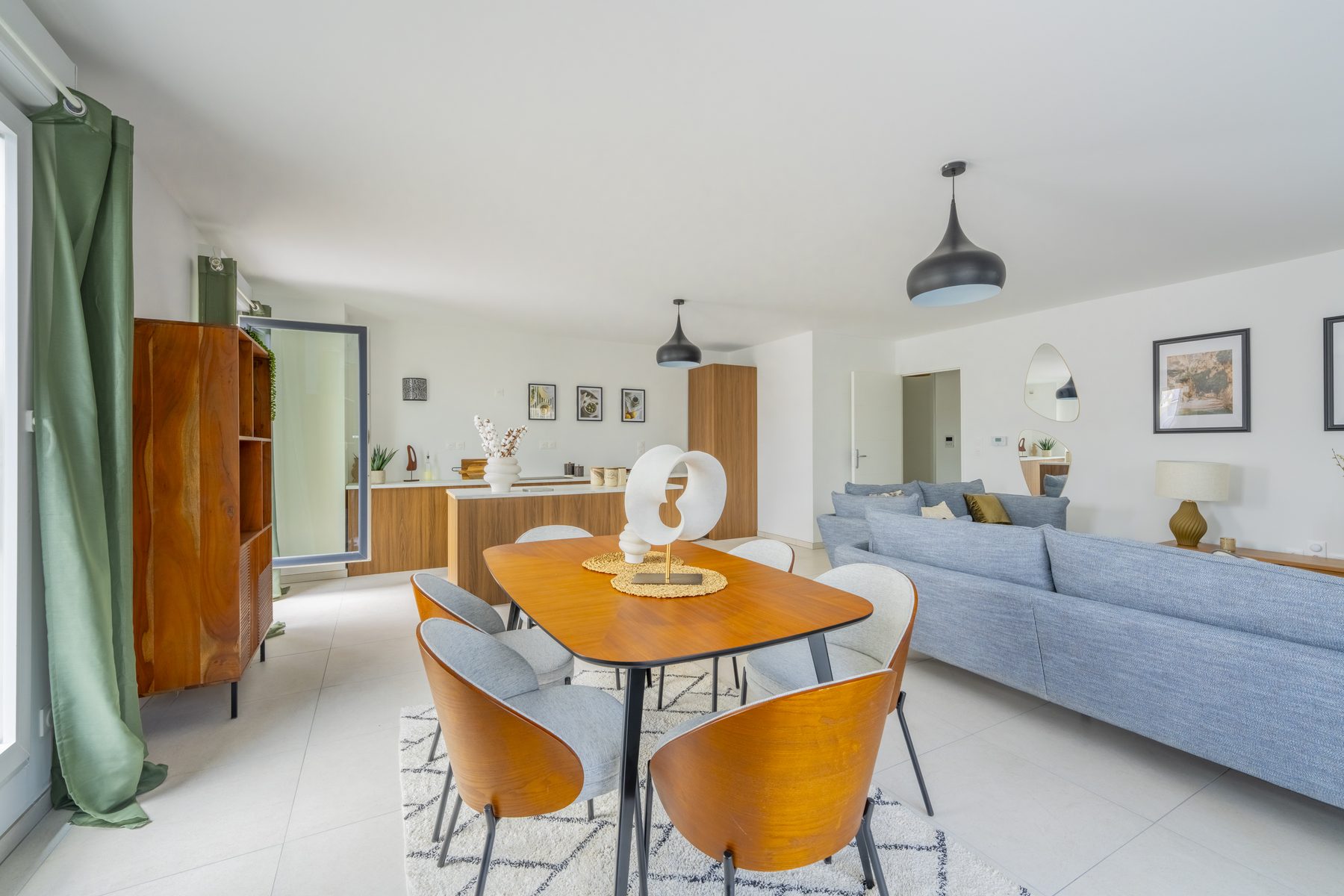 Séjour et salle à manger — Diagonale — Francheville, T5, Tom Devreeze, photographe immobilier Lyon